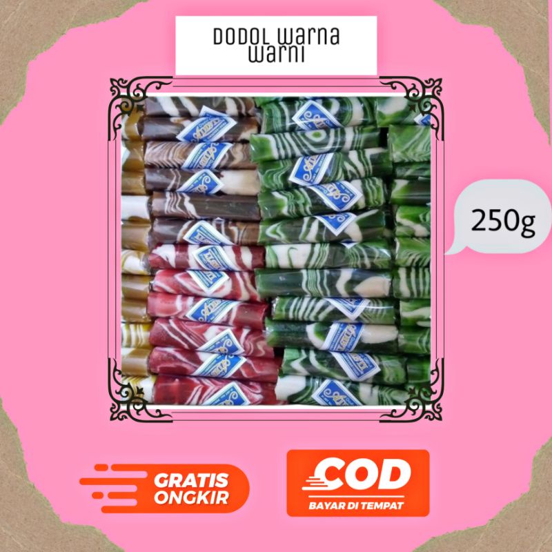 

dodol garut warna-warni 250g
