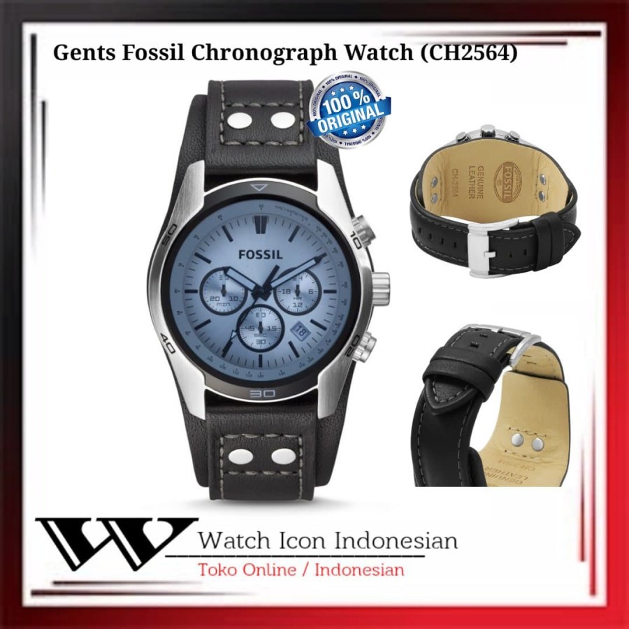 Hot Sale Jam Tangan Pria Merk Fossil Original FullSet Type : CH2564 Garansi 1th