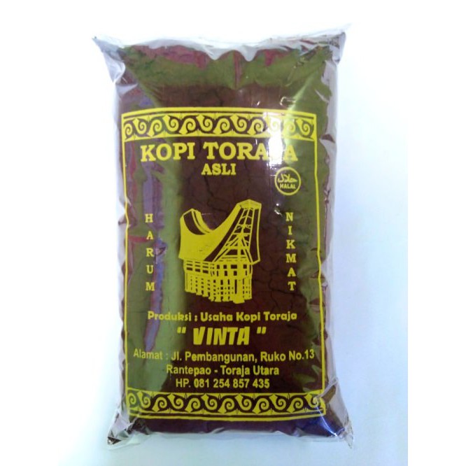 

Kopi Robusta Halal Toraja Bubuk 440 Gram Harum dan Nikmat