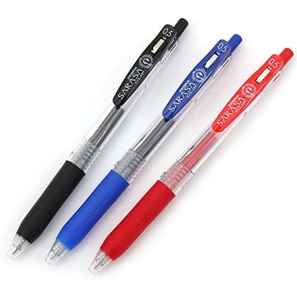 

ZEBRA SARASA CLIP 0.5mm 0.7mm 1.0mm JJ-15 HITAM MERAH BIRU ECER LUSIN GROSIR PEN PENA BALLPOINT