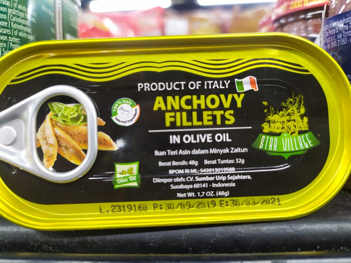 Star Village Anchovy Fillets In Olive Oil 48gram