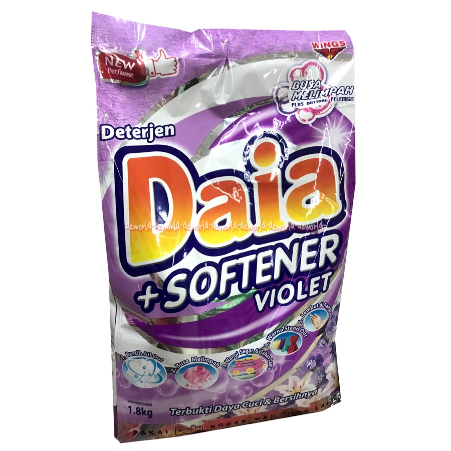 Daia Softerner Violet Deterjen Sabun Cuci Daia Ungu Purple 1.8kg