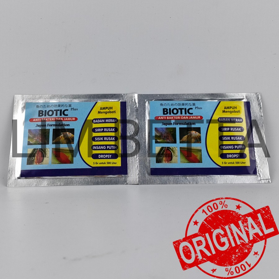 BIOTIC PLUS 5 GRAM / ANTI BAKTERI DAN JAMUR