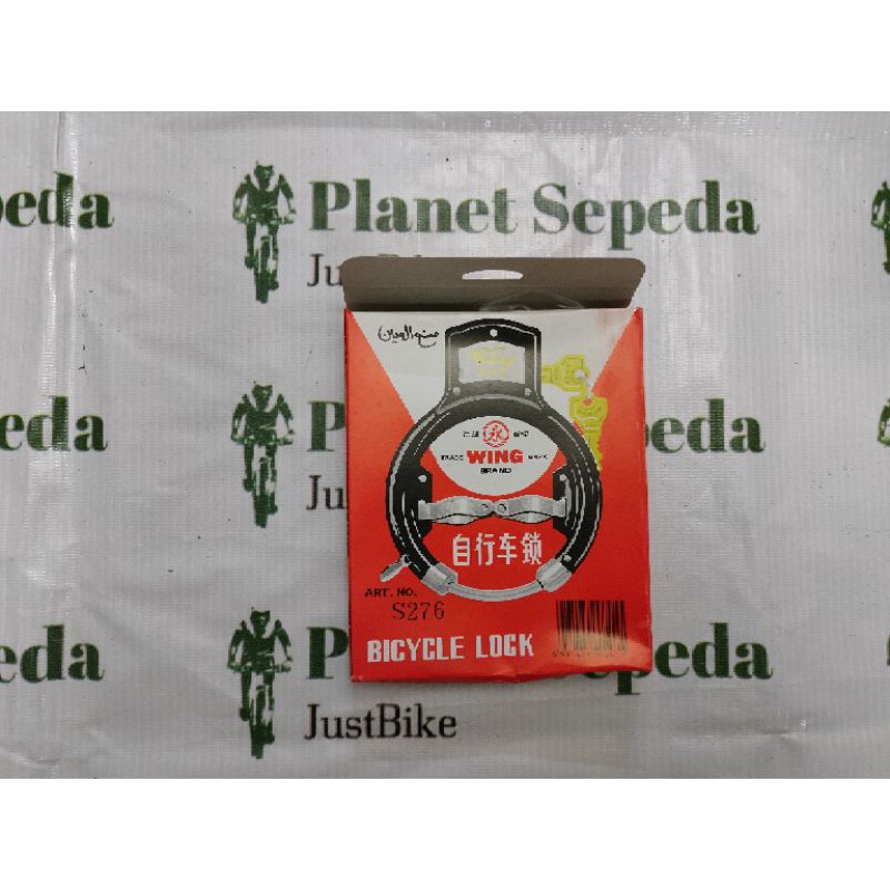 Gembok Sepeda Ontel S276 l Bicycle Lock Wing