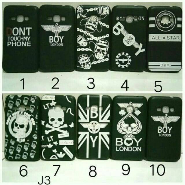 Case Hitam Ultrathin Karakter For Samsung J3 2016/ Softcase Samsung J3 2016
