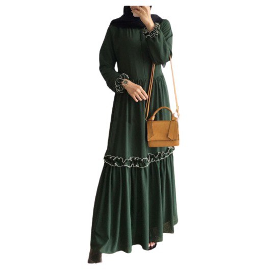 FEBRINA DRESS REMPEL WIRU GAMIS | FASHION GAMIS MUSLIM  - GTA baju