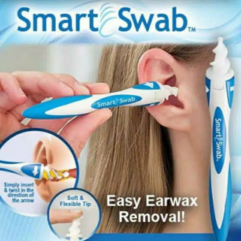 SMART SWAB EAR CLEANER KOREK KUPING SPIRAL PEMBERSIH TELINGA