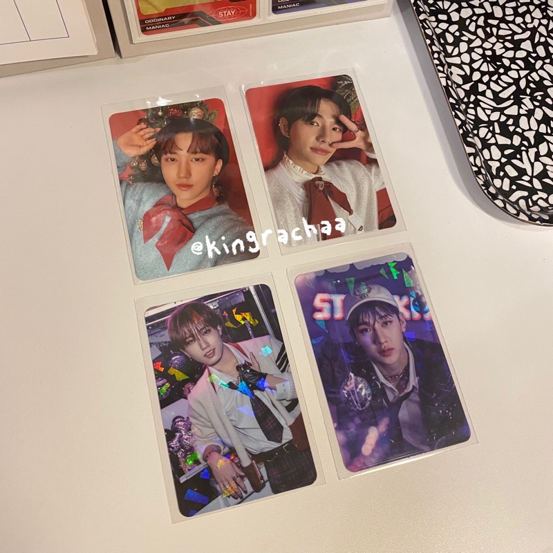 Stray Kids Christmas Evel PC Bang Chan Changbin Hyunjin Han Ver 1 Glitter