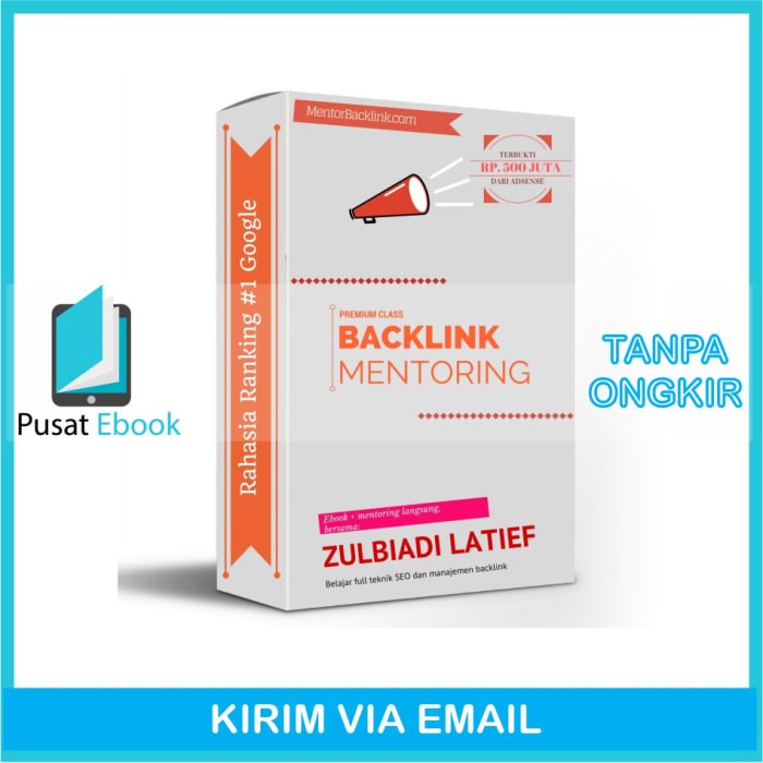 TERMURAH BACKLINK MENTORING & SEO 3 In 1 Rahasia SEO dan Manajemen + BONUS - Data Digital