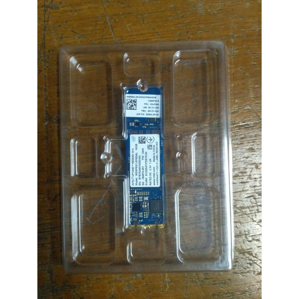 INTEL OPTANE MEMORY MODULE 16GB (tray)