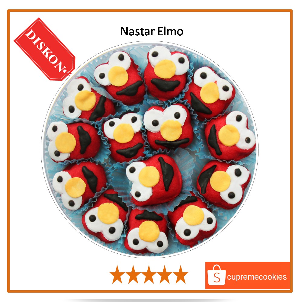 

Kue Kering Nastar Karakter Elmo | Cupreme Cookies