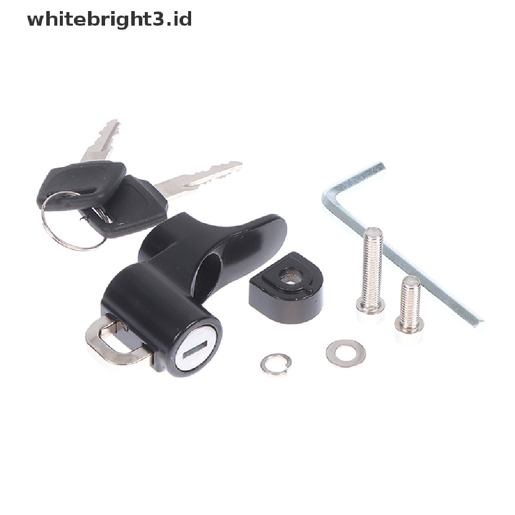 (whitebright3.id) Kunci Helm Motor Universal Anti Maling Ukuran 22-26mm