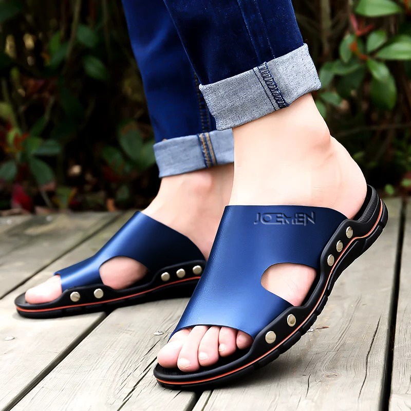 [ DISTRIBUTOR RESMI KHUSUS DROPSHIP ] SANDAL FASHION PRIA JOEMEN S 25