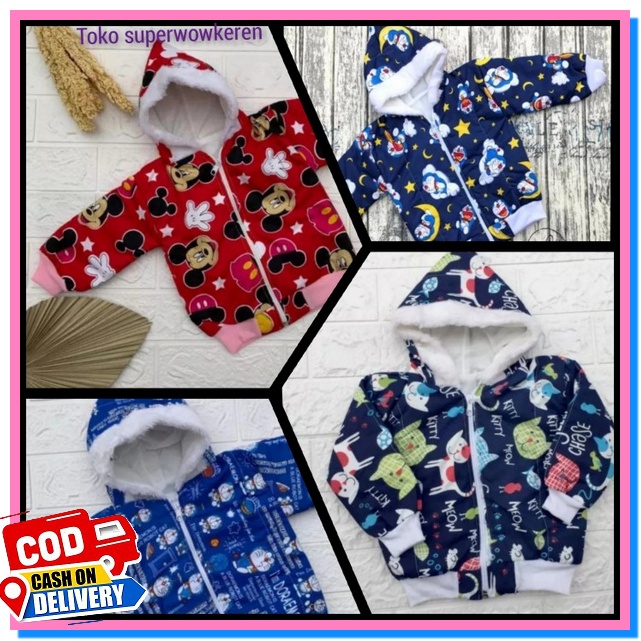 IMPORT JAKET BAYI MURAH JAKET ANAK UNISEX CEWEK COWOK IMPOR OUTERWEAR OUTER V6P3 Jaket bayi laki lak