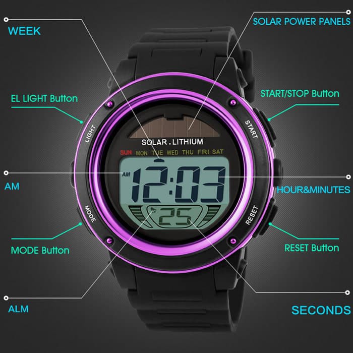 Jam Tangan Pria / SKMEI 1096 Men Digital / Jam Tangan Digital Original / SKMEI