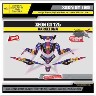 Decal Sticker Motor Yamaha Xeon Gt 125 Fullbody Ducati Shopee