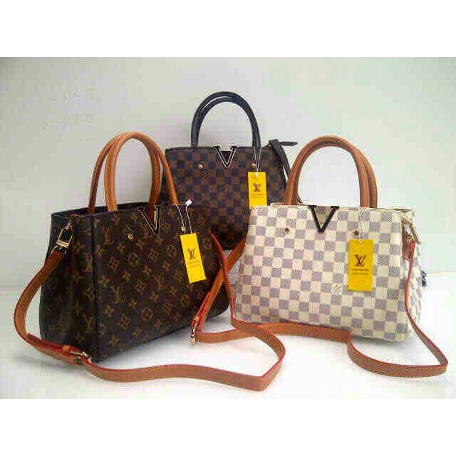 Hot Sale Tas Fashion Brand Lois Vuitton LV Montaegne ( Mono Damier Azzure )