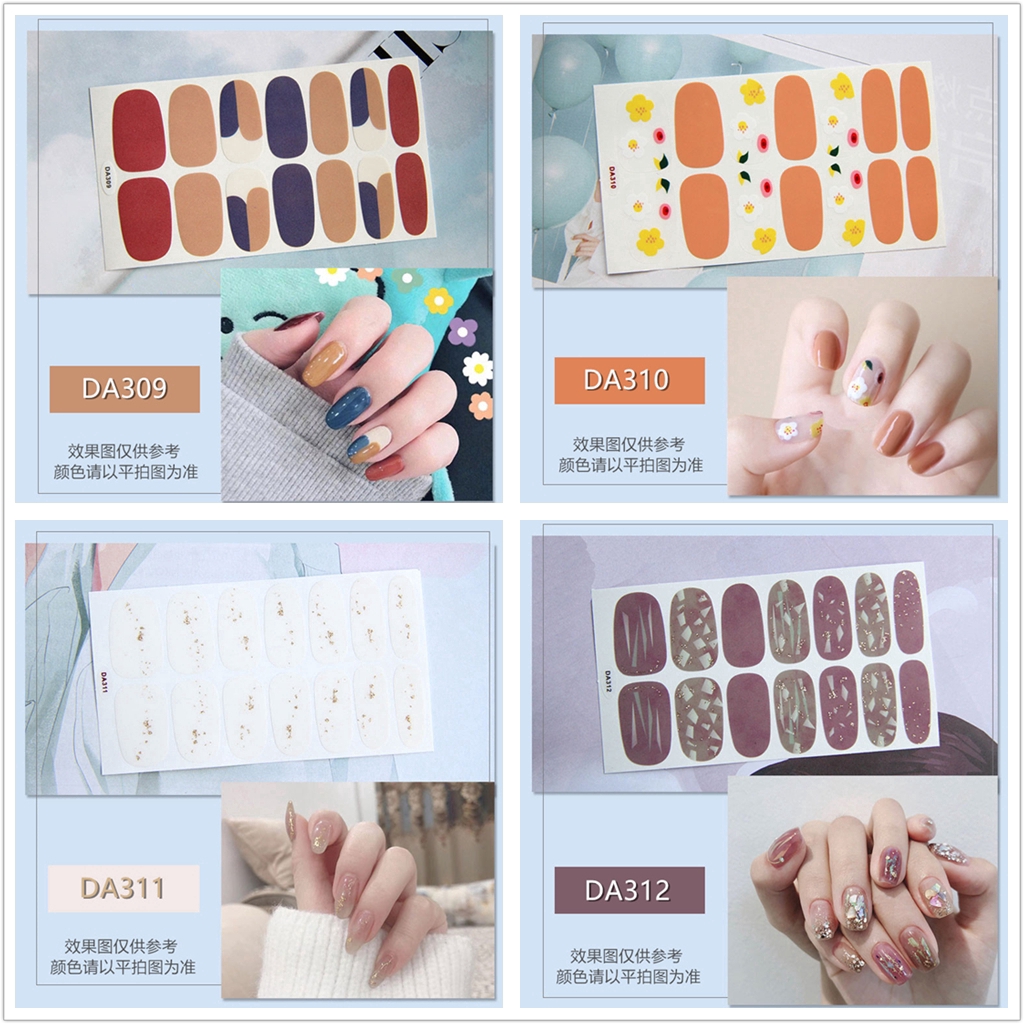 Da Stiker Kuku 3D Anti Air untuk Manicure