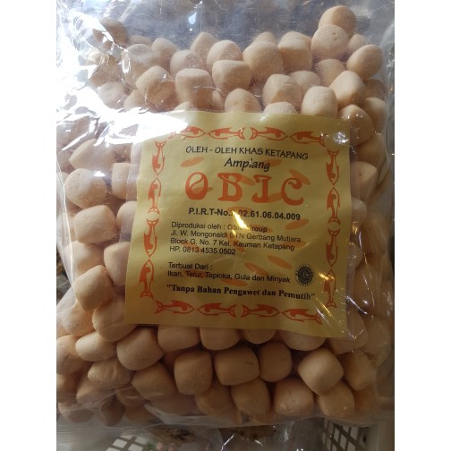 Amplang Ikan Tenggiri OBIC 350GR khas Ketapang