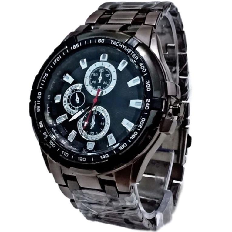 [KODE PRODUK YKAQM6394] Jam tangan Pria Quiksilver Chrono off Black