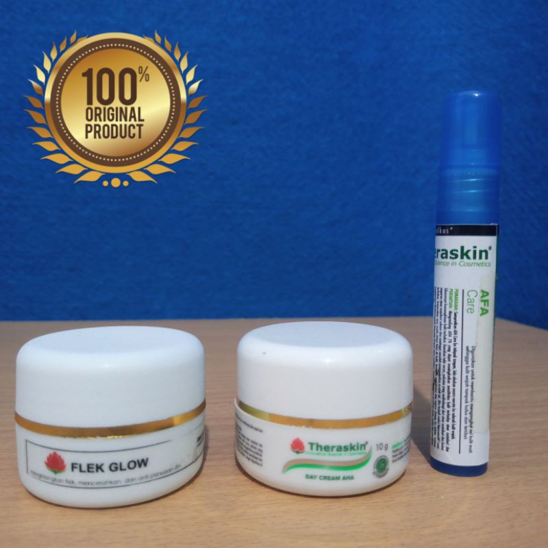 Flek Glow Cream Siang Cream Malam Serum