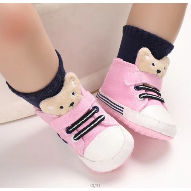 HappyOliver C604 BEAR BOOTS Sepatu Anak Laki Sepatuanak Sepatu Bayi Prewalker Shoes