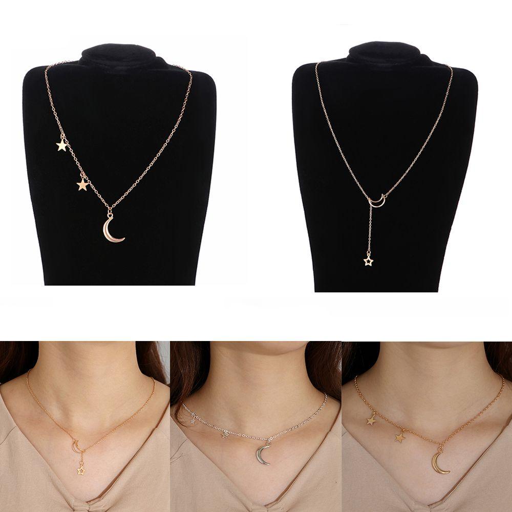 Preva Wanita Choker Fashion Kalung Kerah Rantai Panjang