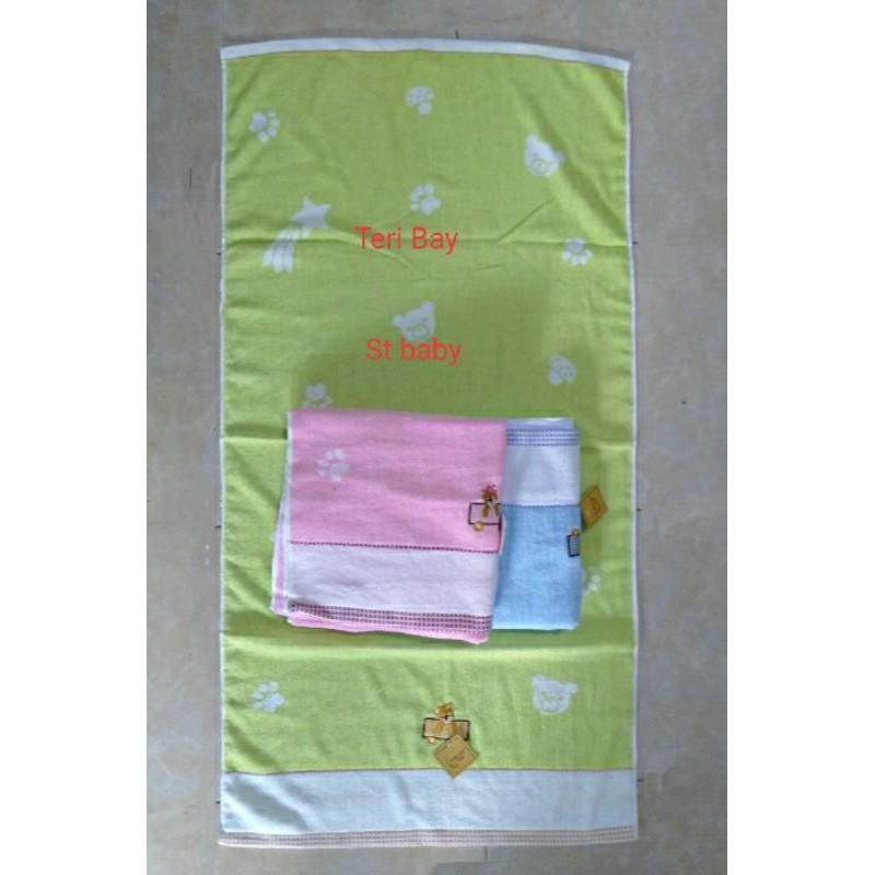 Handuk bayi bordir CHALMER / Handuk bayi bordir polos