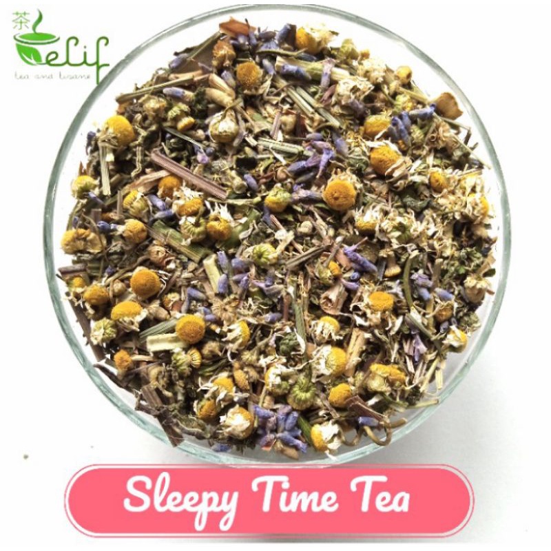 

ELIF TEA Sleepy Time Tea : Chamomile, Lavender, Lemongrass and Spearmint Leaf