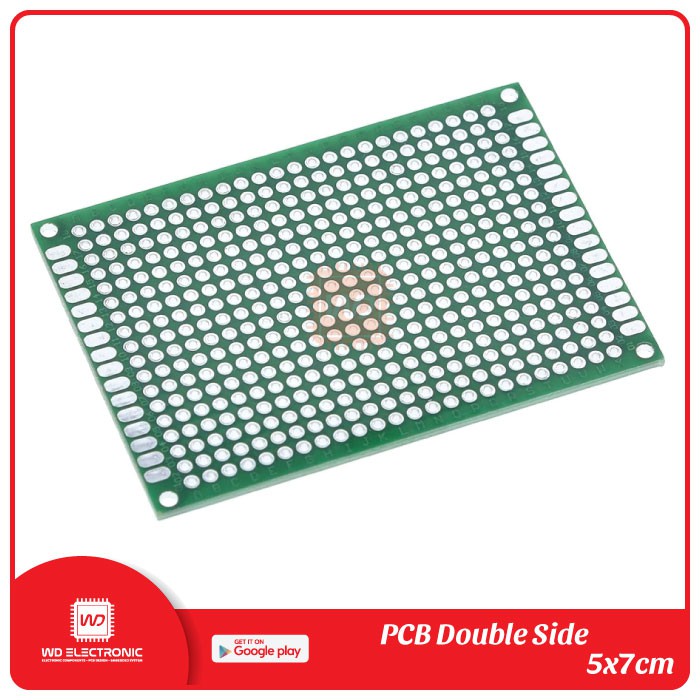 PCB DOUBLE SIDE 5x7cm PCB MATRIX 5x7 PCB LUBANG 5x7 PROTOBOARD