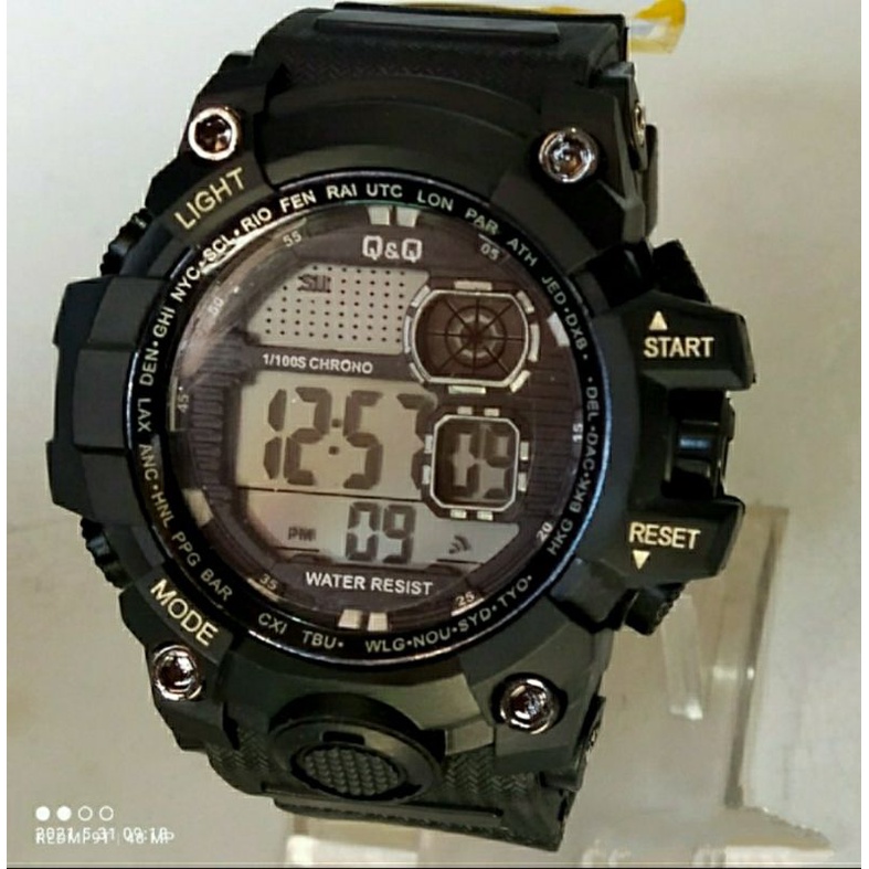 Jam Tangan Q&amp;Q Pria Sport Anti Air Harga Termurah Namun Qualitas Terjamin _Water Resisten