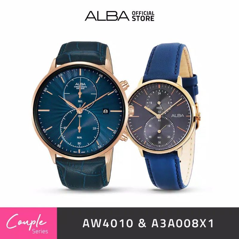 Jam Tangan Couple Alba AW4010 dan A3A008X1