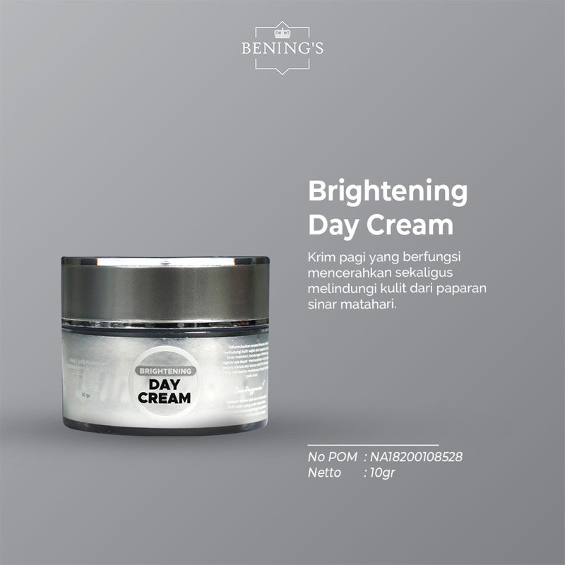 Brightening Day Cream Benings Skincare by Dr Oky (Benings Clinic)