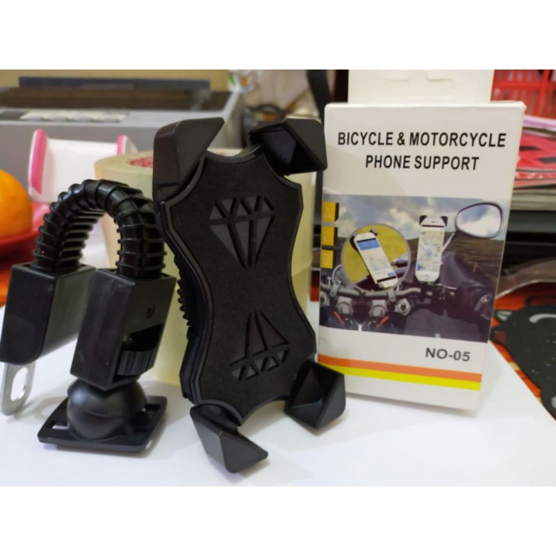 holder Motor spion kuat kokoh besi hp aman holder no 05