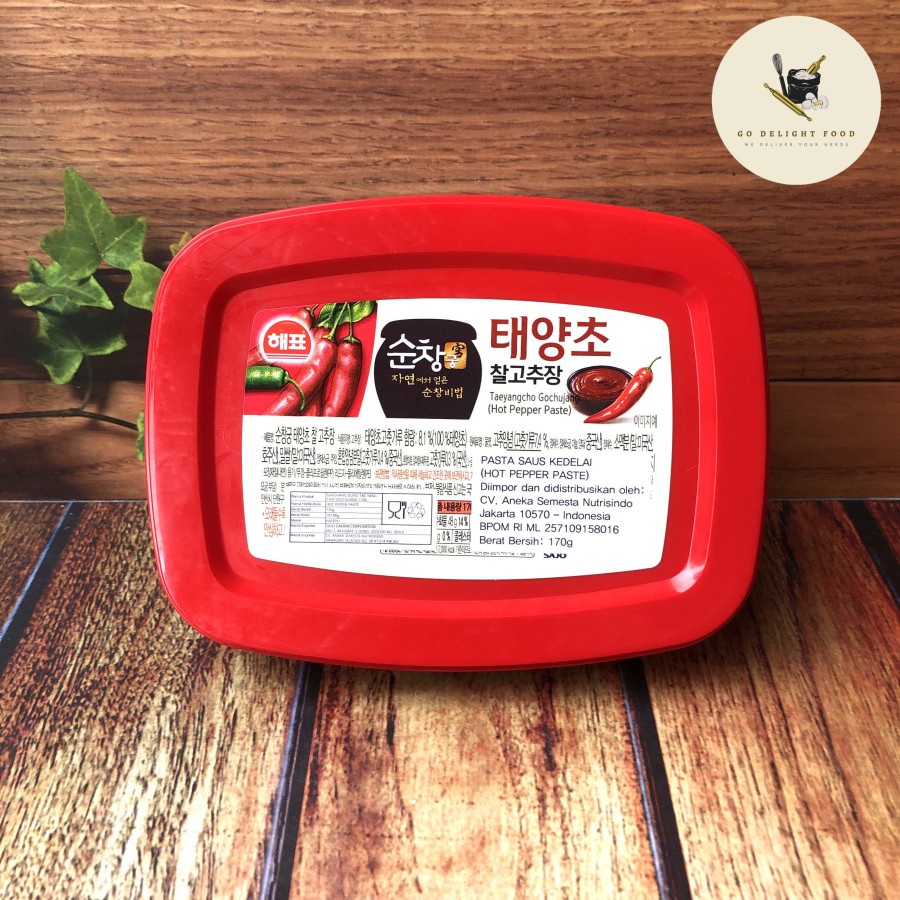 

Taeyangcho Gochujang / Hot Pepper Paste / Saos Bibimbap (170G)