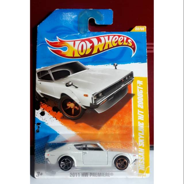 Hot Wheels Nissan 2000 GTR putih
