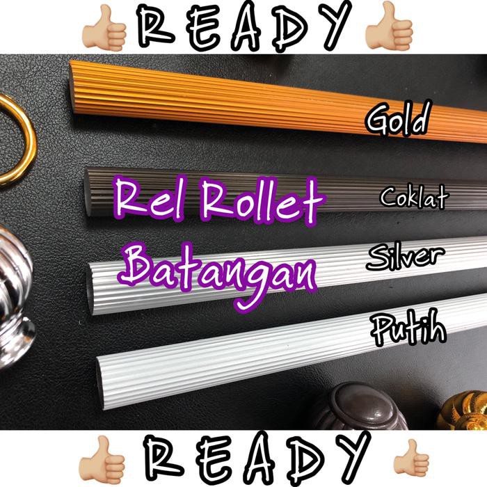Promo Rel Gorden Rollet Batangan/ Rel Garis Gorden / Tiang Gorden Terbagus
