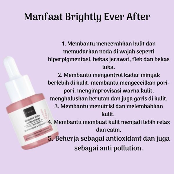 [ORI] Scarlett Whitening Ever After Serum Brightly BPOM 15ml 100% ORIGINAL l AMPUH DALAM 2 MINGGU