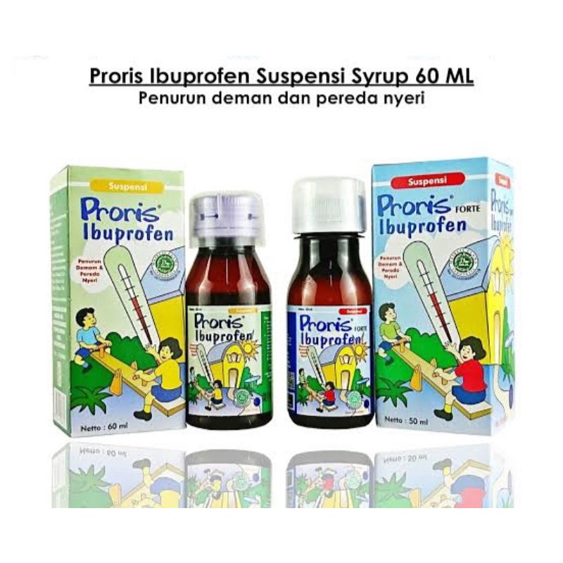 Proris | Proris Forte | Obat demam, nyeri, sakit gigi anak