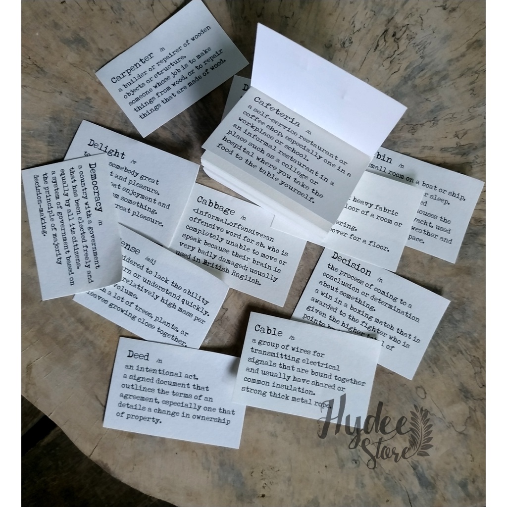 

Kertas kata kamus dictionary paper vintage paper quote paper for journaling scrapbook/journal kit/ K-KK-100