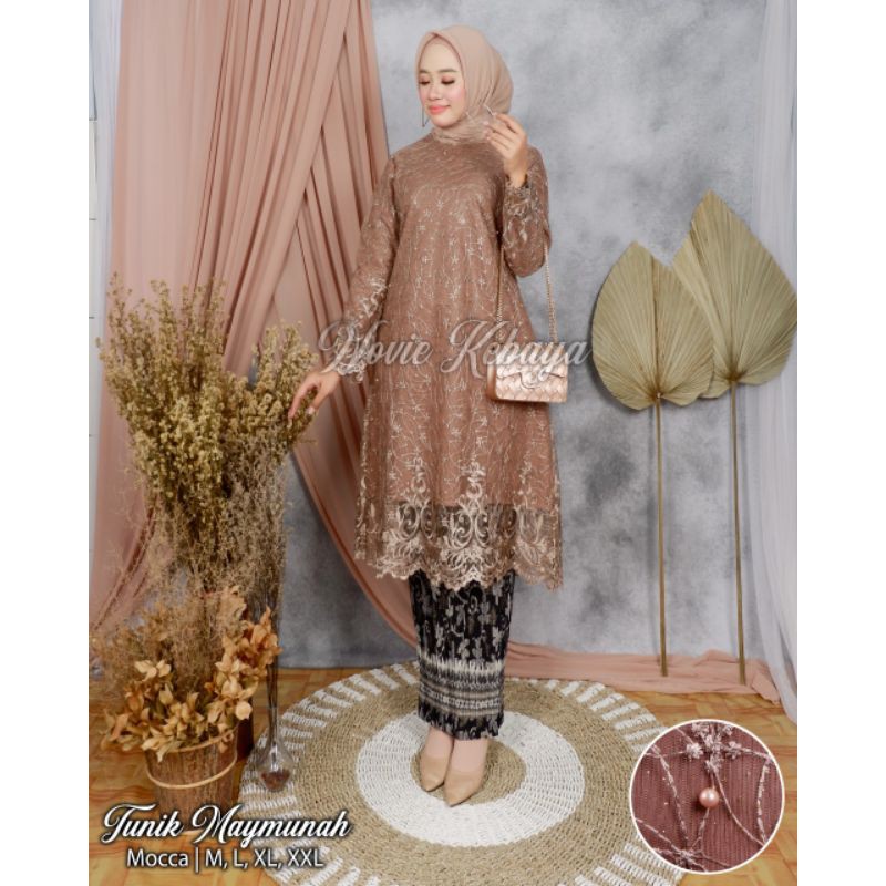 (COD) TUNIK KEBAYA MODERN - ATASAN TUNIK TILE - KEBAYA BROKAT - KEBAYA KONDANGAN TERBARU - KEBAYA PESTA - KEBAYA TUNIK - SET KEBAYA TILLE - SETELAN KEBAYA MODERN - KEBAYA MODERN - ATASAN KEBAYA - KEBAYA BRUKAT - KEBAYA  LAMARAN BY KINTANI FASHION