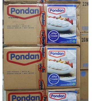 

FREE ONGKIR!PONDAN Whip Cream 1KG / Whipping Cream bubuk Bulky 1 KG|KD3