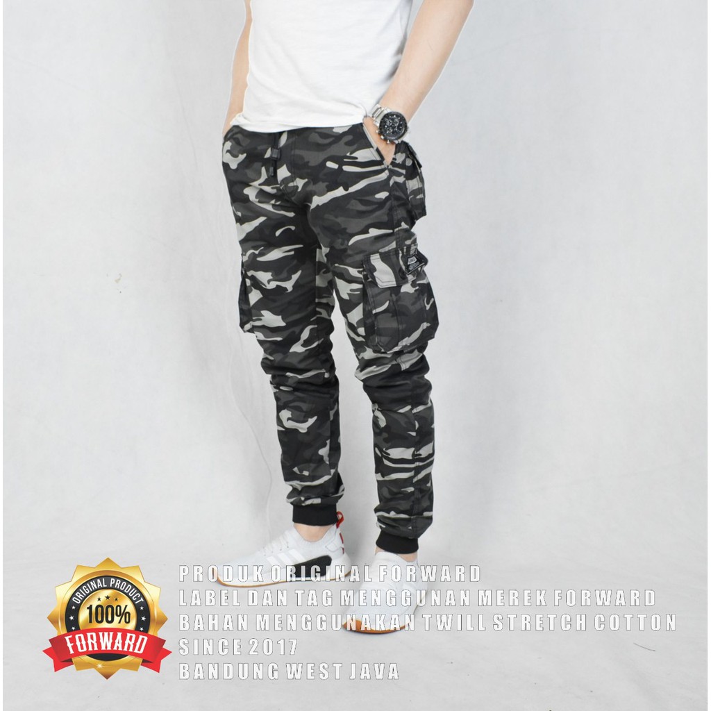 Celana Cargo Joger Jogger panjang camo army