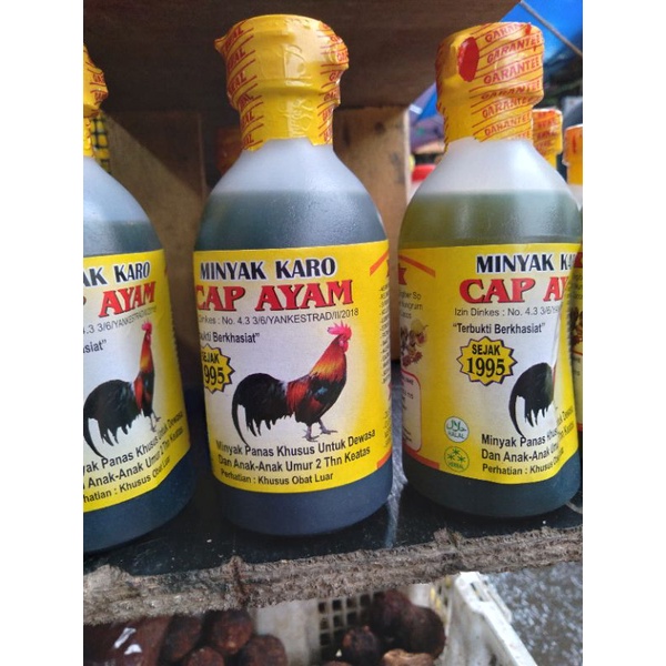 

Minyak Karo Cap Ayam Dewasa 200ml