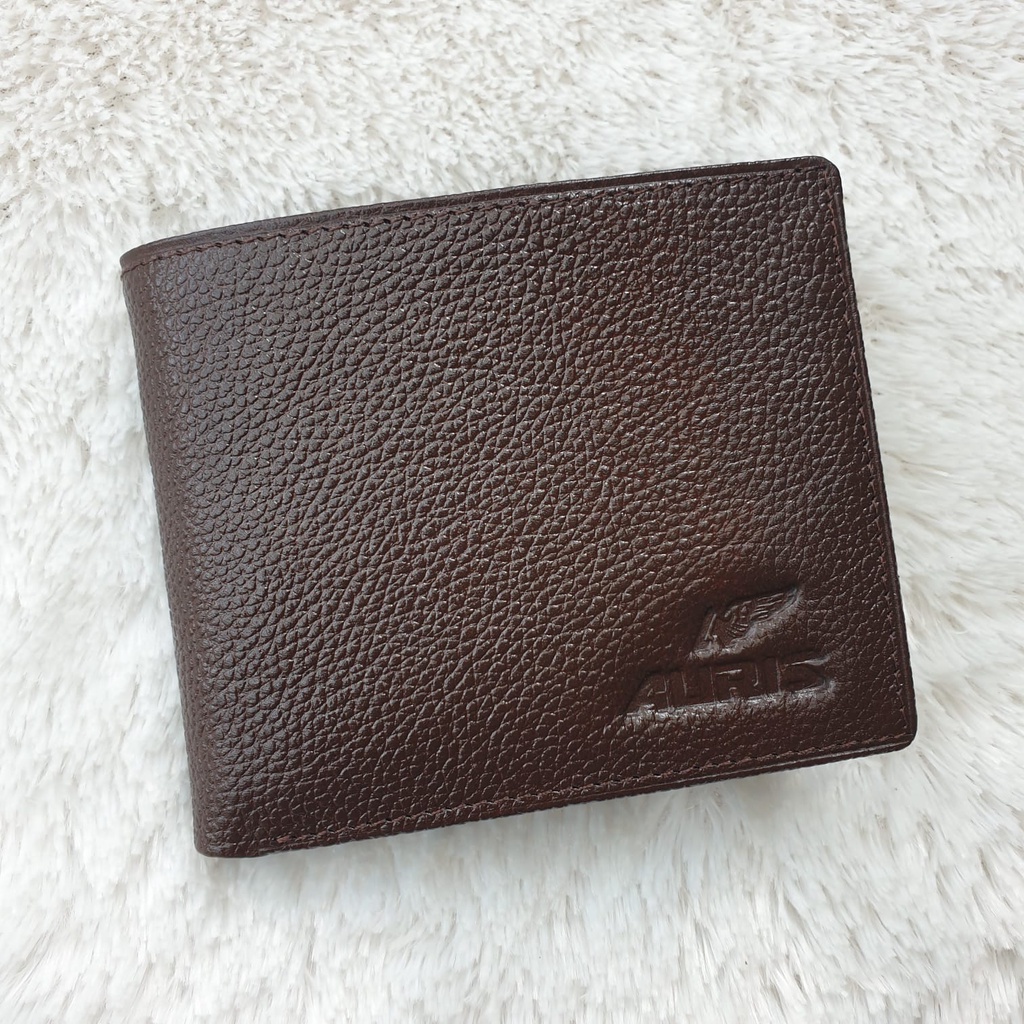 Auris Dompet Pria Kulit Asli Mill Soft Dompet Lipat Cowok Pria Kulit Sapi Asli Lembut Auris Original 48022