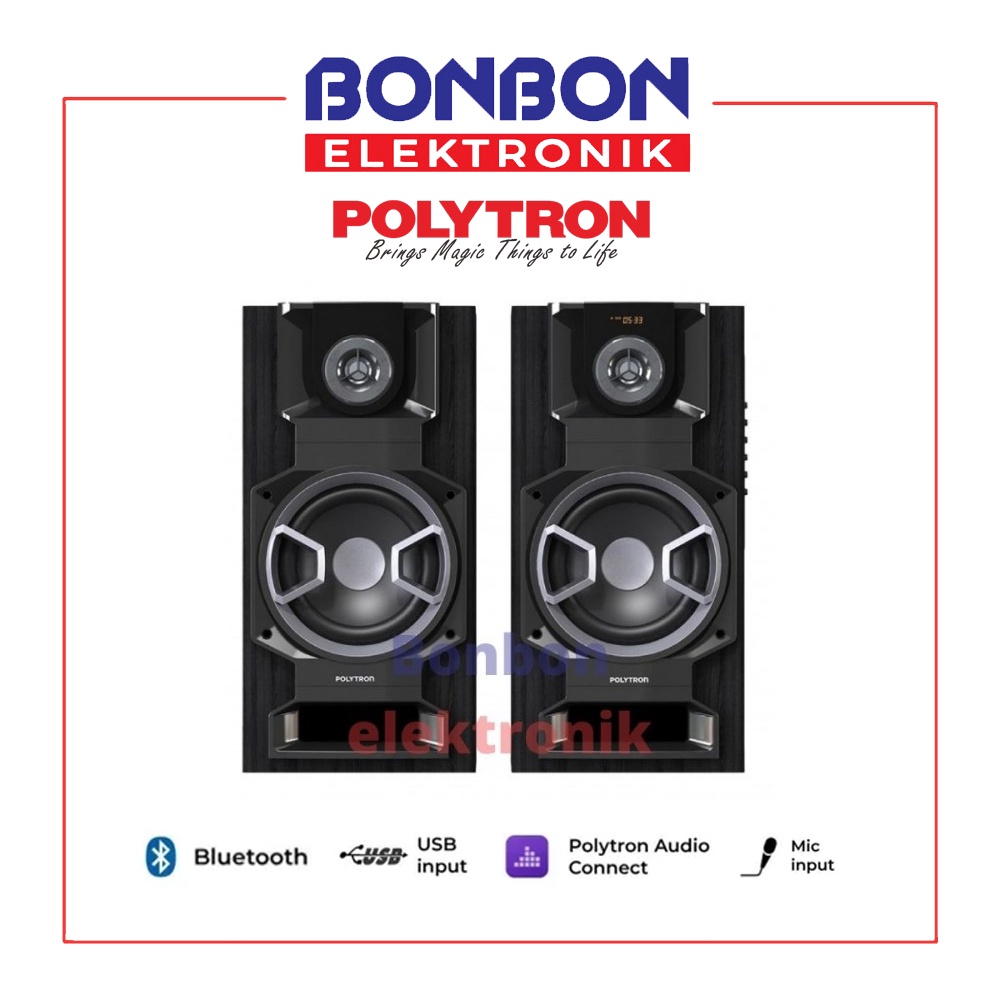 Polytron Speaker Aktif Bluetooth PAS-8E10 / PAS8E10