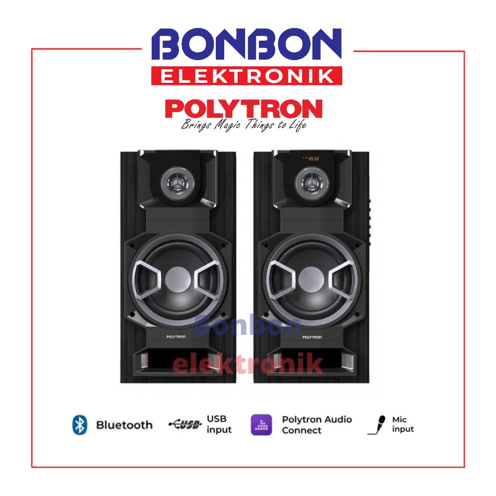 Polytron Speaker Aktif Bluetooth PAS-8E10 / PAS8E10