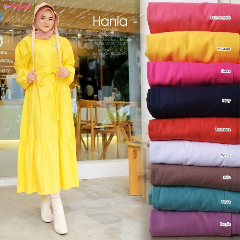 HANIA MIDI DRESS BY ALILA