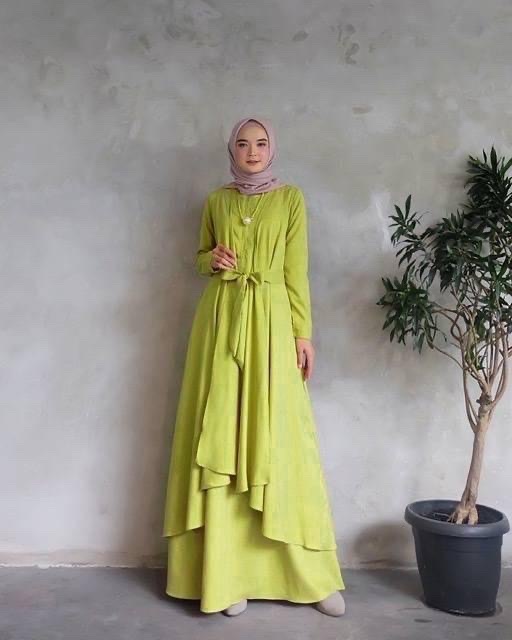 SALE EE ZR Maxy Nola / Gamis wanita terbaru / Maxi wanira kekinian murah