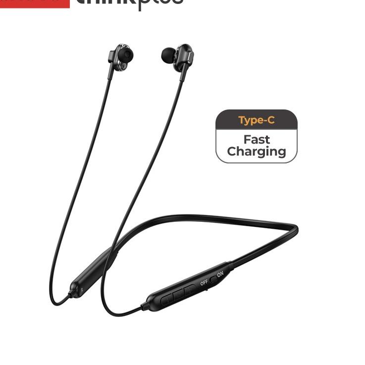 Terbaik Thinkplus Lenovo HE05 Pro Sport Bluetooth Earphone Wireless Headset Handsfree